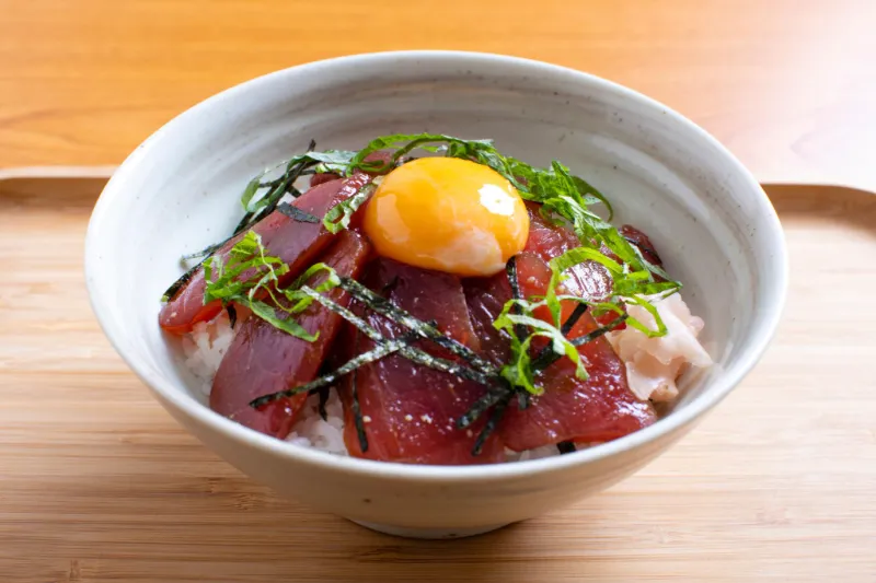 6. Tuna Egg Rice Bowl