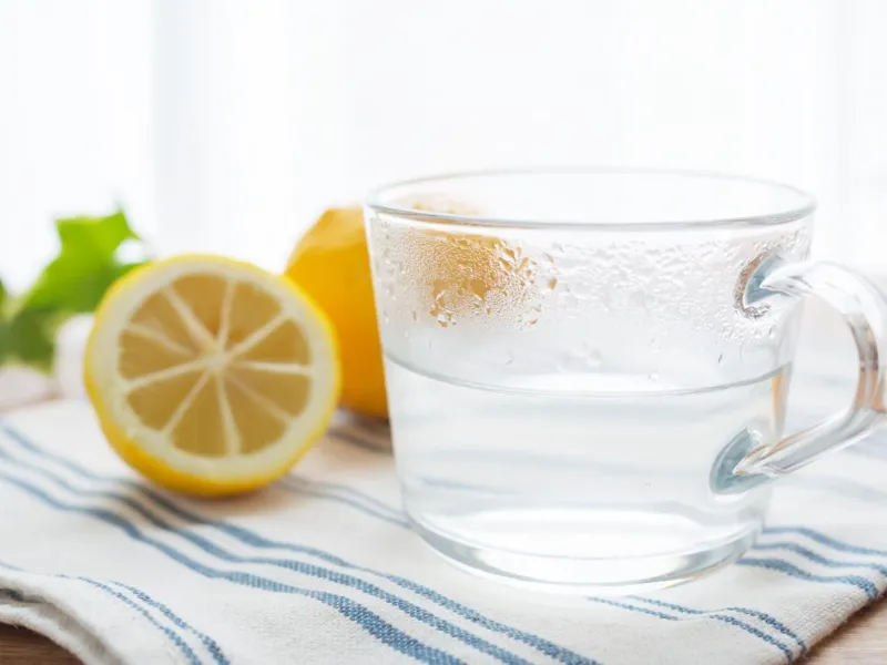 6. Warm Lemon Water