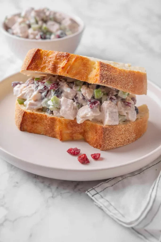 10 Best Chicken Salad Sandwich Recipes That Will Transform Your Lunch Game Forever 7 Chicken Salad with Cranberries