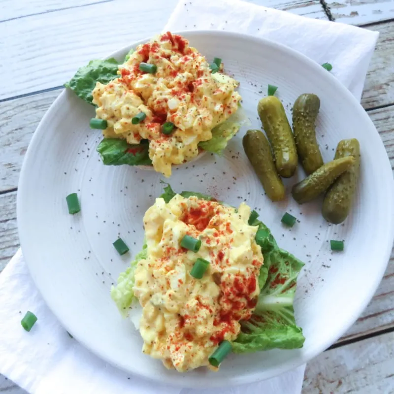 7 Egg Salad with Pickles