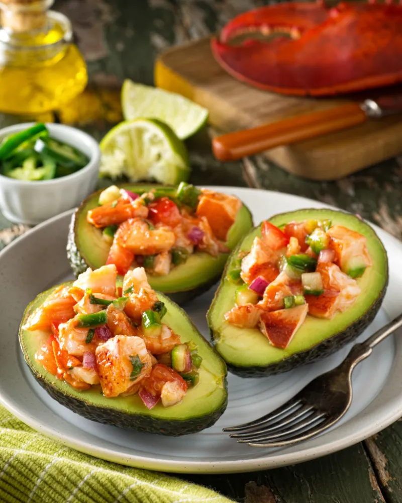 7 Lobster Avocado Bites
