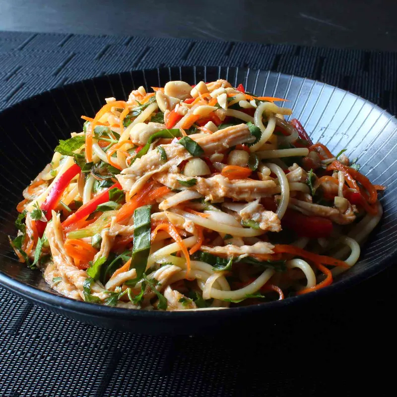 7. Asian Chicken Noodle Salad