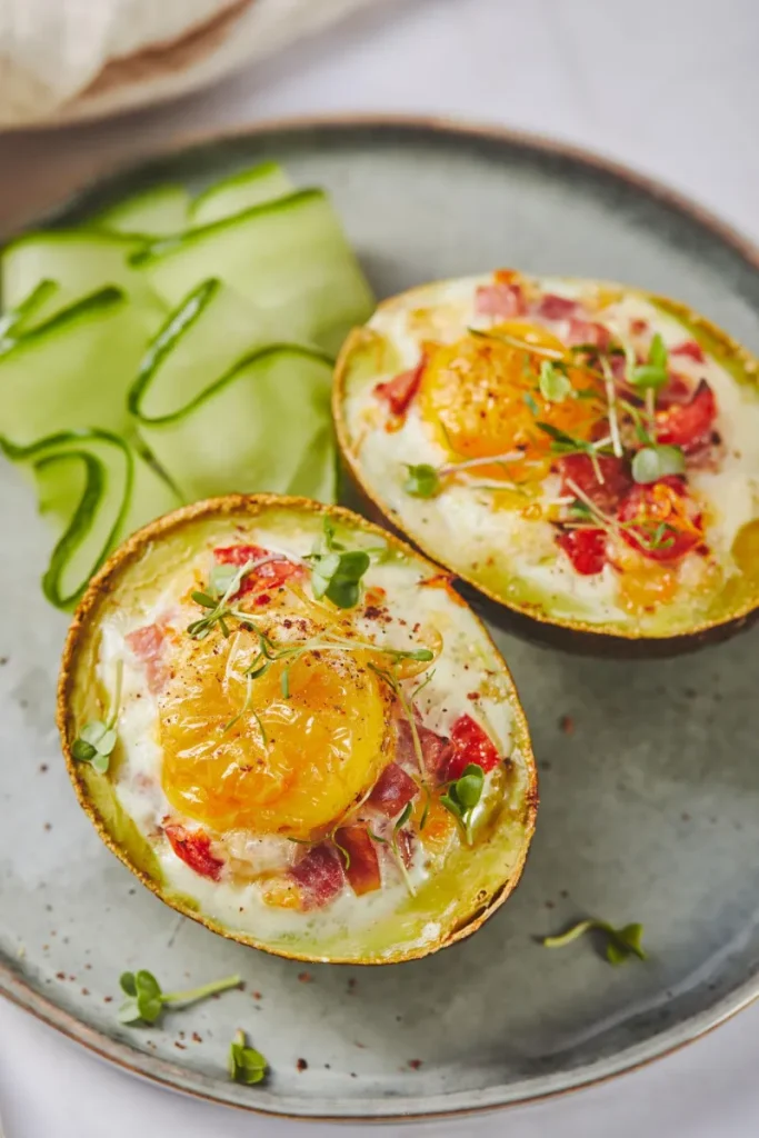 7. Baked Avocado Egg Cups