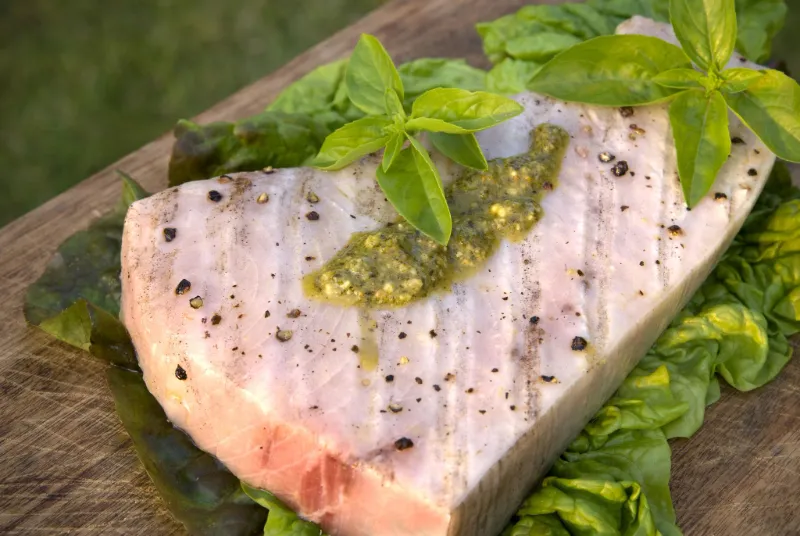 10 Juicy Grilled Swordfish Recipes That Will Upgrade Your BBQ Game 7. Chimichurri Swordfish
