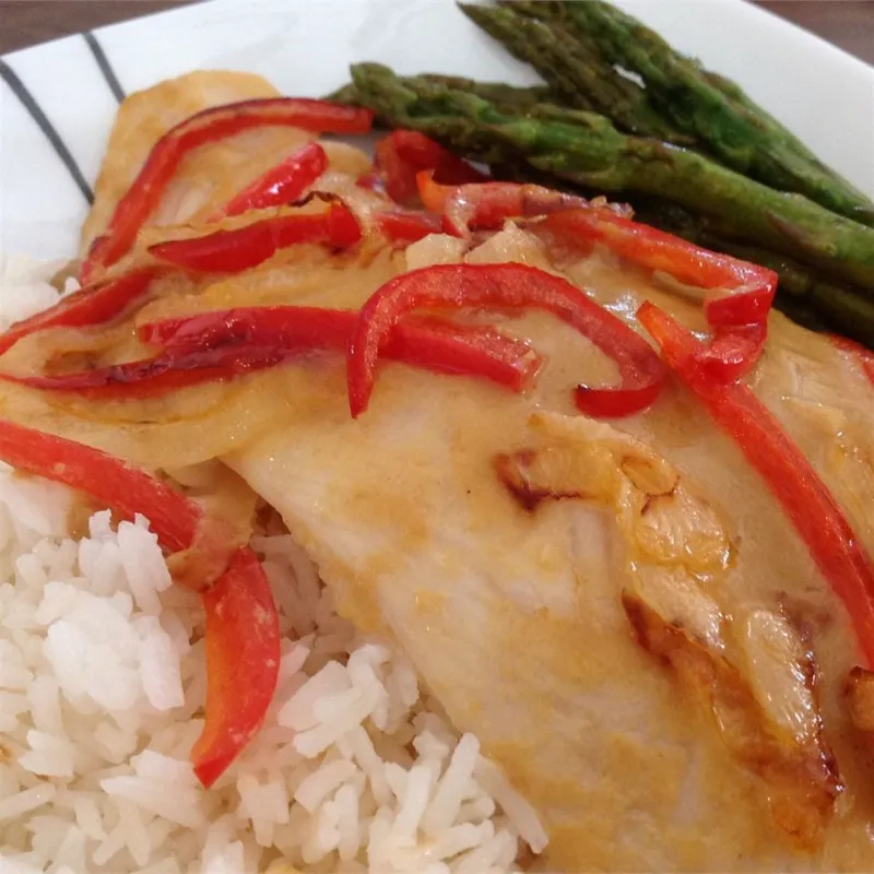 7. Honey Mustard Baked Catfish