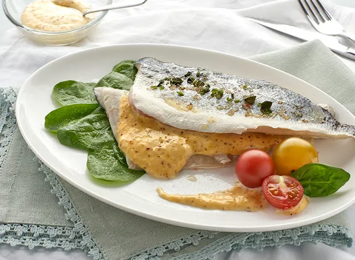 10 Foolproof Baked Sea Bass Recipes That Actually Turn Out Perfect 7. Honey Mustard Baked Sea Bass