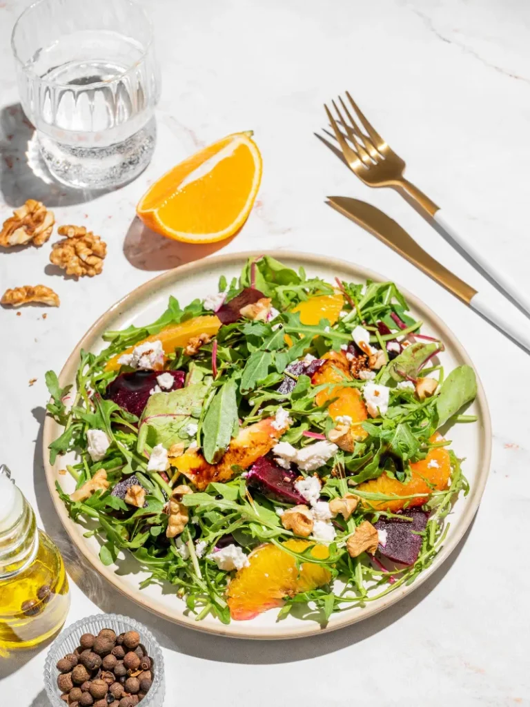 7. Raw Beet and Orange Salad