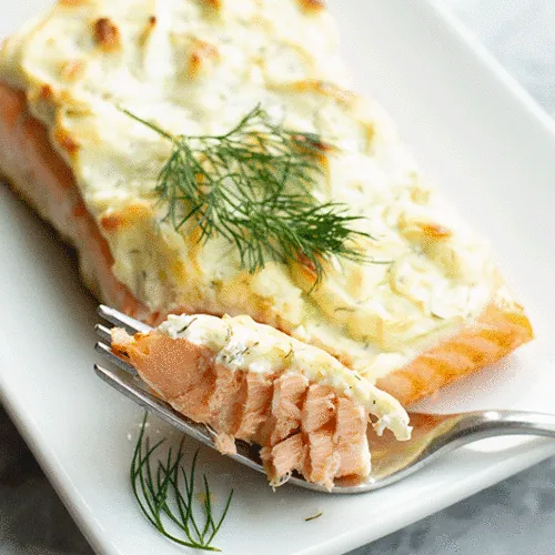 7. Salmon Cream Cheese Bake