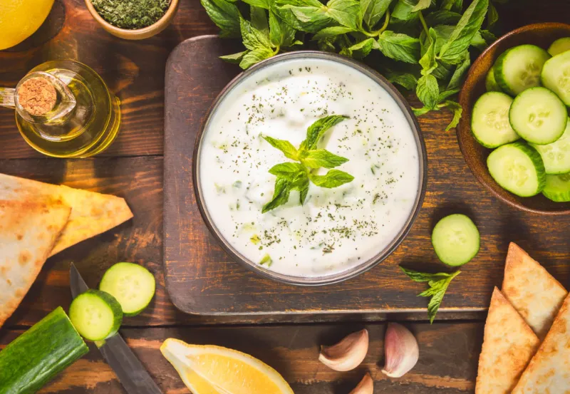 25 Protein-Packed Yogurt Breakfast Bowls You’ll Want Every Day 7. Savory Yogurt Bowl with Cucumber and Zaatar