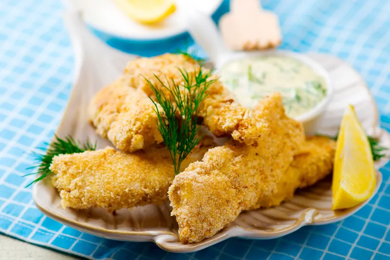 10 Crispy Fried Cod Recipes That'll Make You Forget Takeout 8 Mustard Crusted Fried Cod