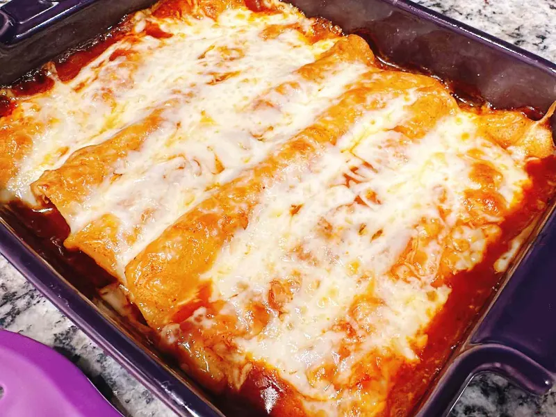 8 Rotisserie Chicken Enchiladas 1