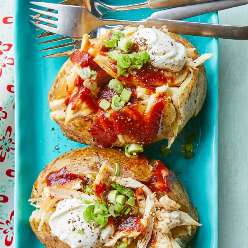 8. BBQ Chicken Stuffed Potato