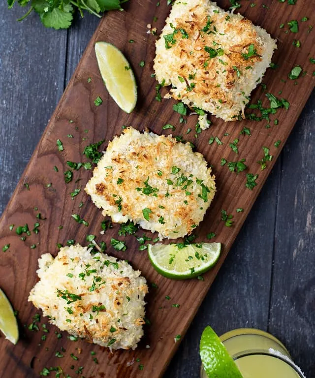 8. Coconut Crusted Swordfish