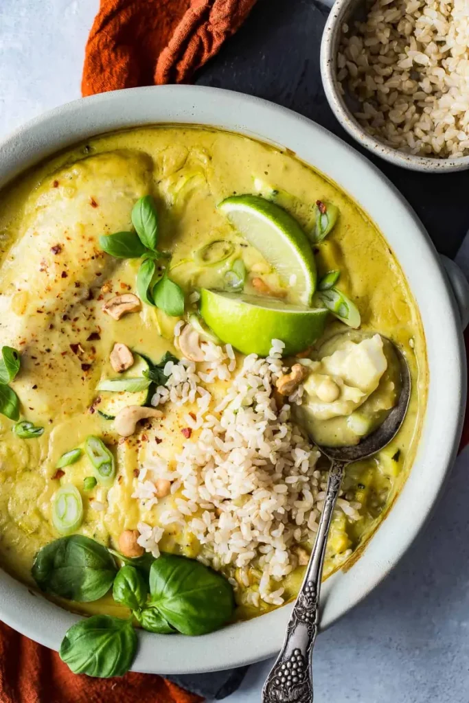 8. Coconut Curry Grilled Tilapia