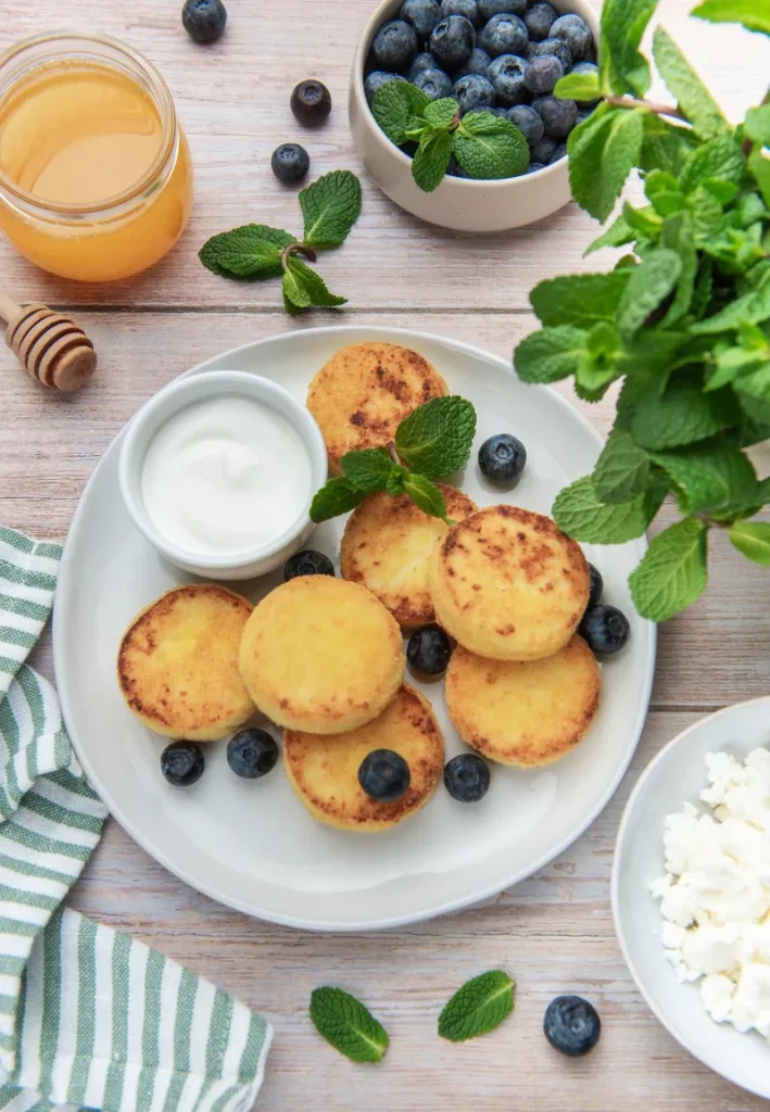 8. Cottage Cheese Pancakes