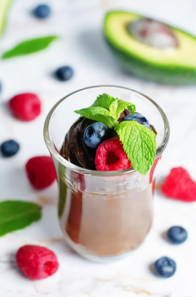 8. Raw Chocolate Avocado Mousse