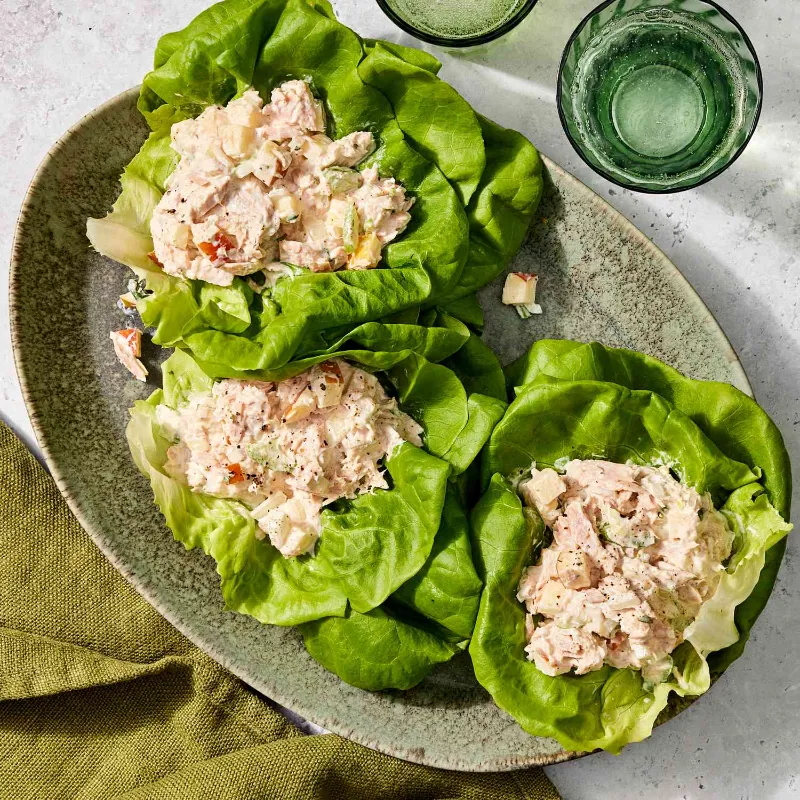 8. Tuna Salad Lettuce Cups