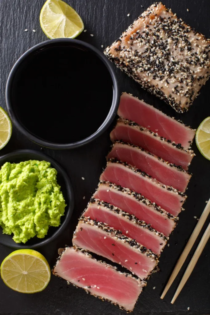 8. Wasabi Crusted Tuna