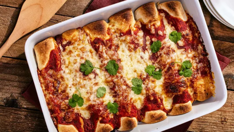 9 Chipotle Chicken Enchiladas