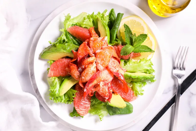9 Lobster Grapefruit Salad