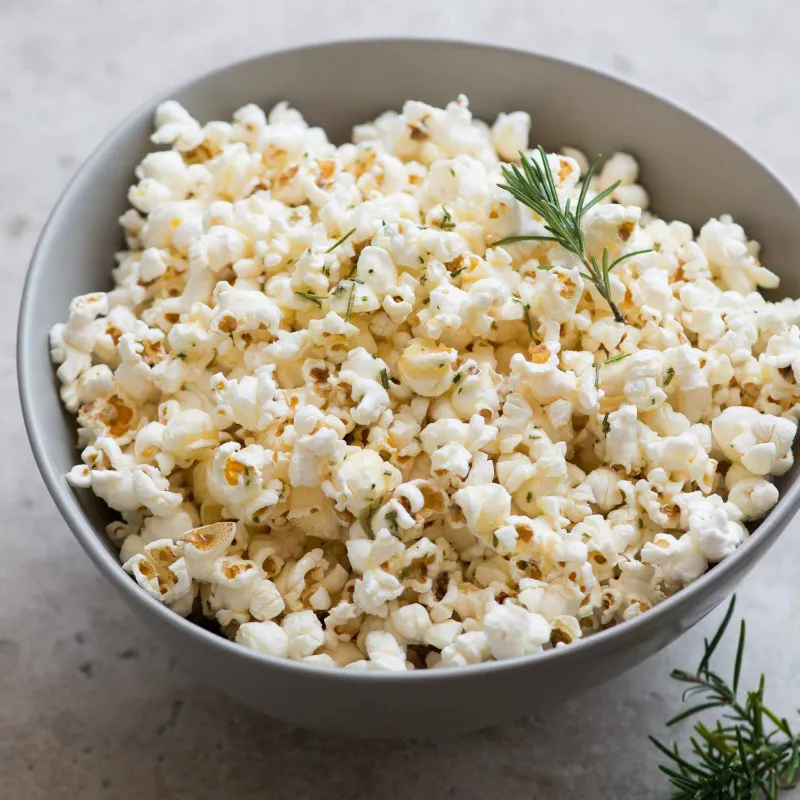 9. Brown Butter Popcorn with Rosemary and Sea Salt