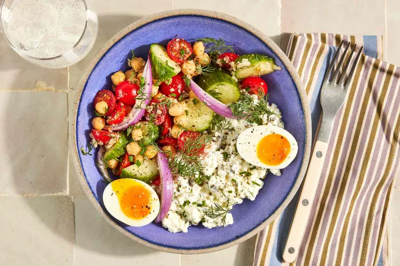 9. Cottage Cheese with Everything Bagel Seasoning