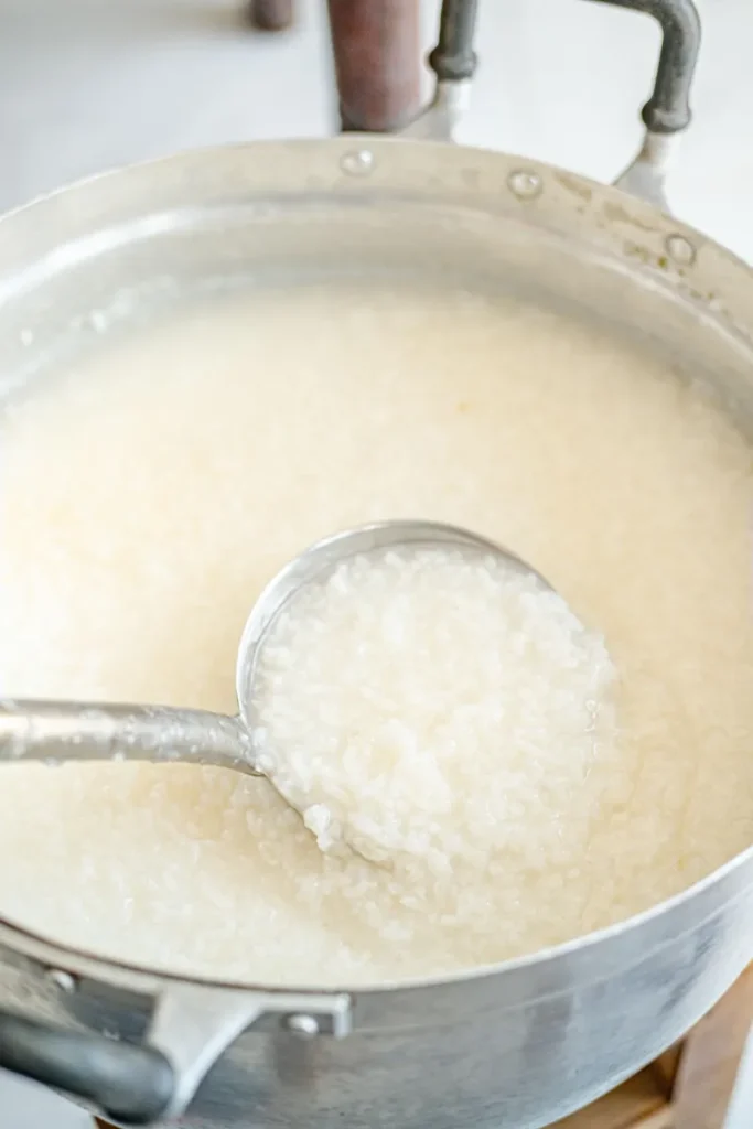 9. Creamy Rice Porridge Congee Style