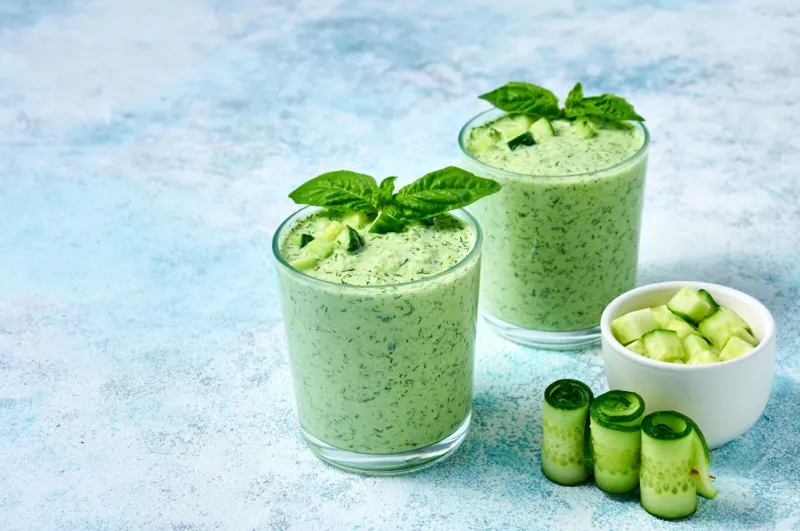 9. Cucumber Gazpacho Shots