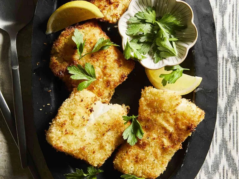 9. Herb Crusted Cod