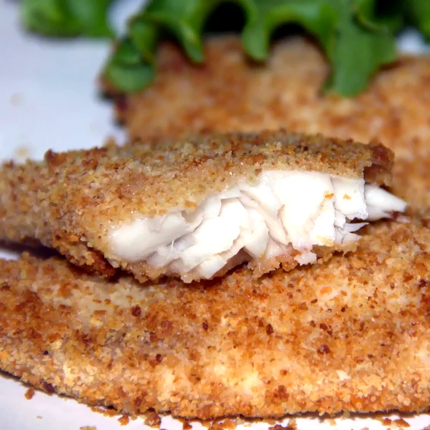 Air-Fried Crumbed Fish