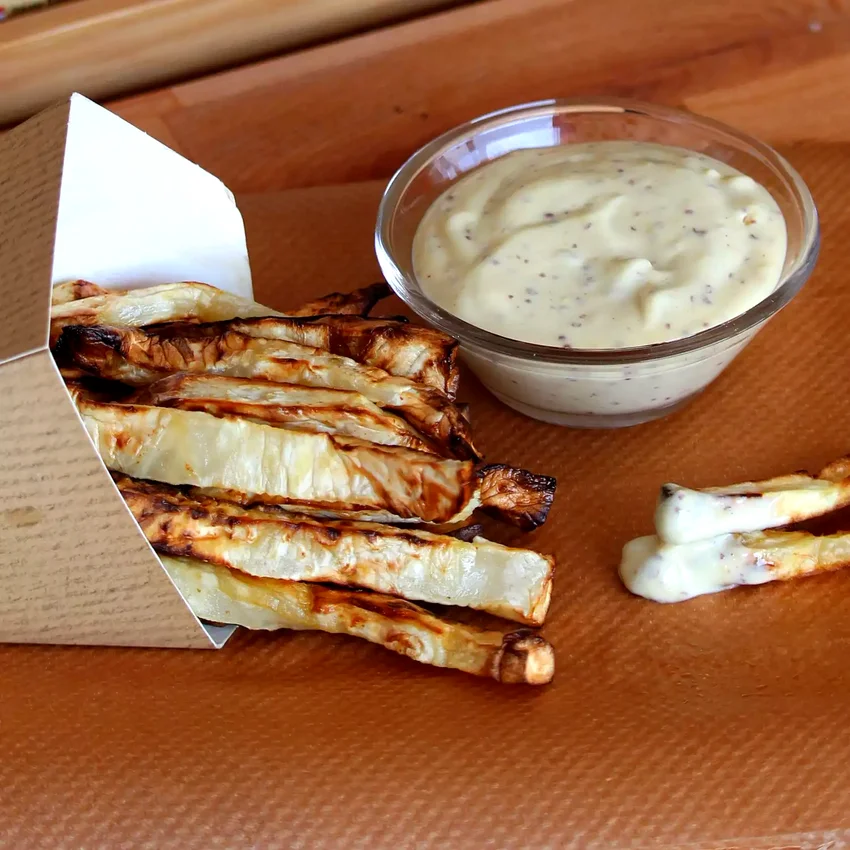 30 Plant-Based Daniel Fast Approved Snack Ideas Air Fryer Celery Root Fries