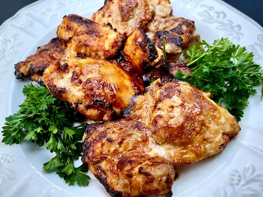 22 Best Air Fryer Chicken Recipes for Every Occasion Air Fryer Honey Mustard Chicken Thighs