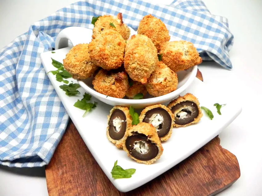 44 Hot Weather Air Fryer Recipes for Easy Summer Cooking Air Fryer Ranch-Stuffed Olives
