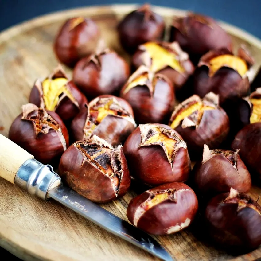 13+ Amazing Chestnut Recipe Ideas, From Soup to Cake Air Fryer Roasted Chestnuts