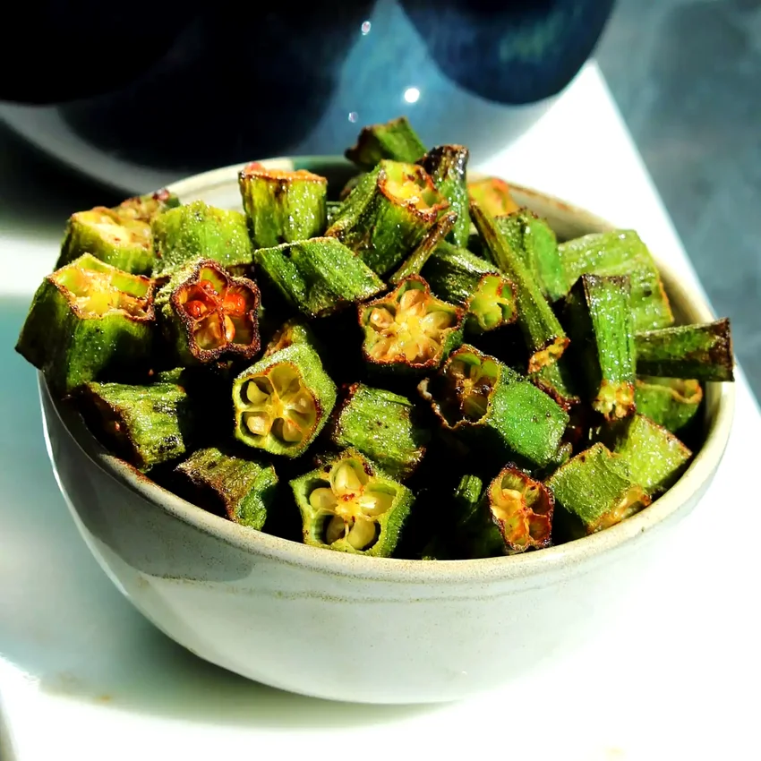 44 Hot Weather Air Fryer Recipes for Easy Summer Cooking Air Fryer Roasted Okra