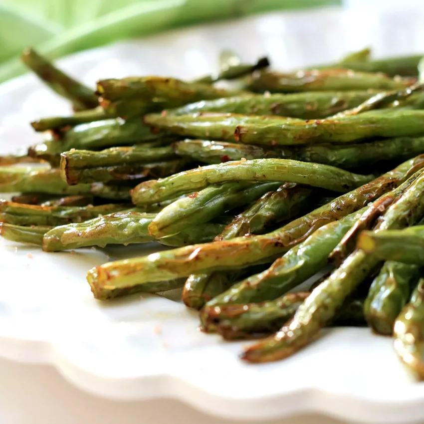 Air Fryer Spicy Green Beans