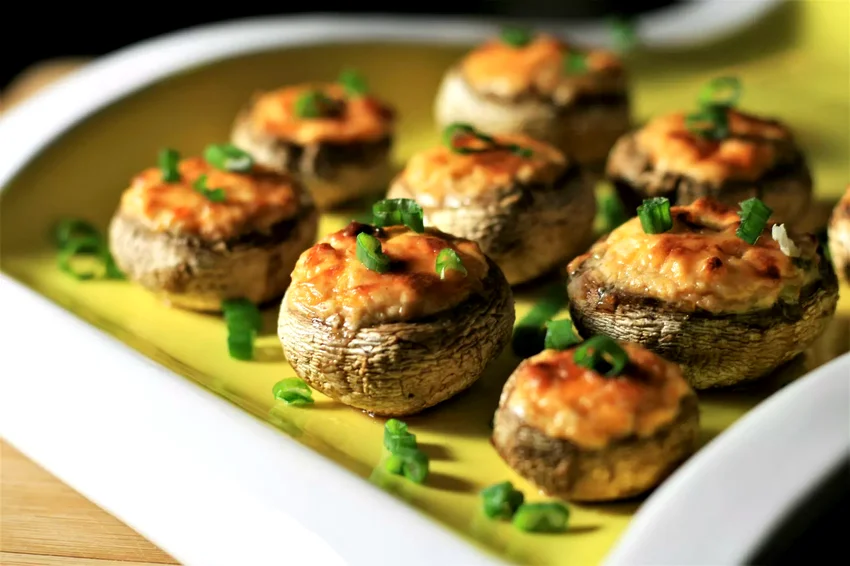 44 Hot Weather Air Fryer Recipes for Easy Summer Cooking Air Fryer Stuffed Mushrooms