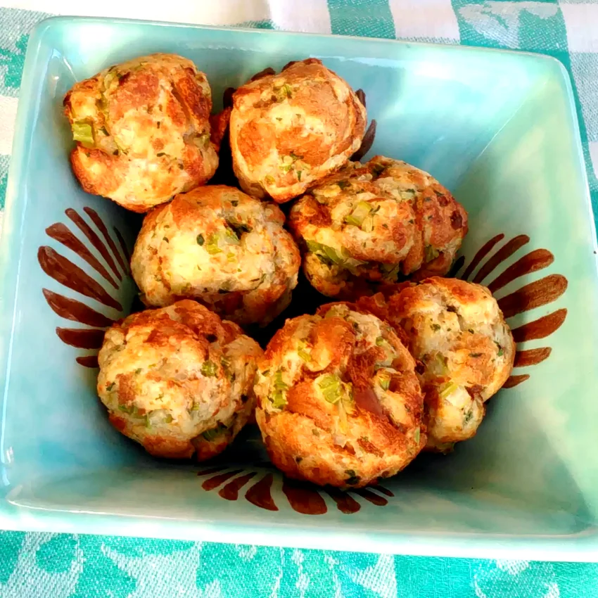 Air Fryer Stuffing Balls