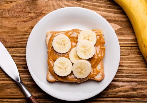 Almond Butter and Banana Toast