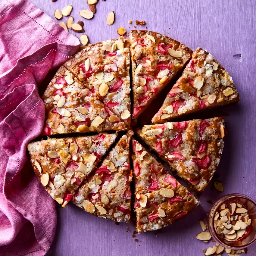30 Top-Rated Easter Cake Ideas for Every Baking Enthusiast Almond Rhubarb Coffee Cake