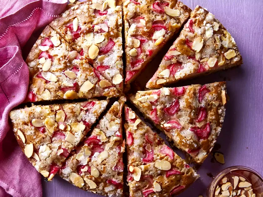 15 Easy Coffee Cake Recipes That Are Simply Delicious Almond Rhubarb Coffee Cake