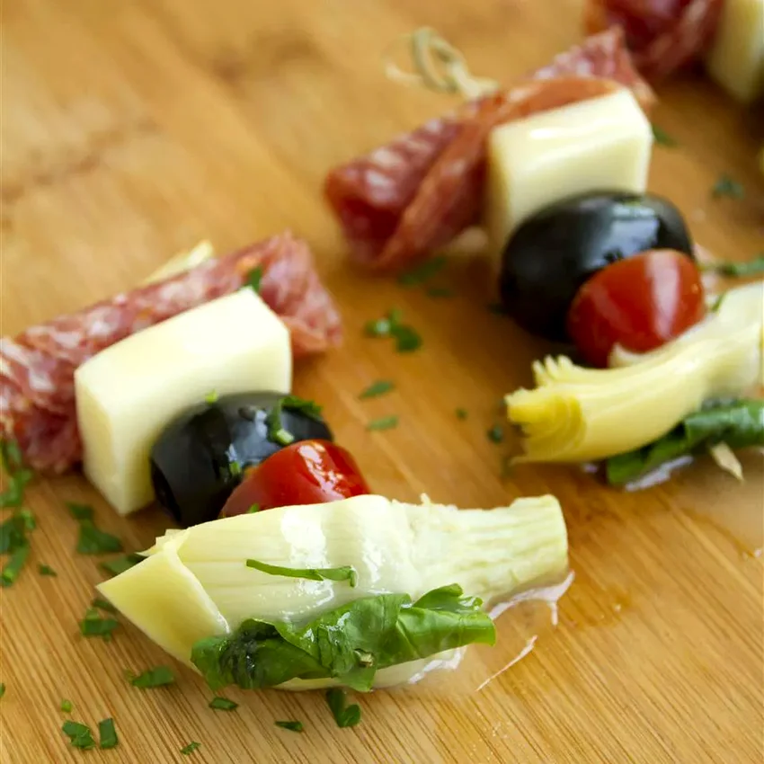 30 Crowd-Pleasing Party Appetizers Your Guests Adore Antipasto on a Stick