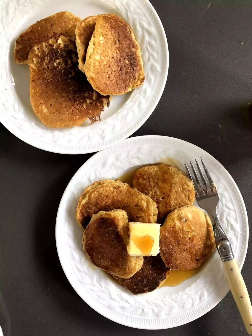 17 Fall Apple Pancake Recipes for Cozy Morning Meals Apple-Cinnamon Einkorn Pancakes