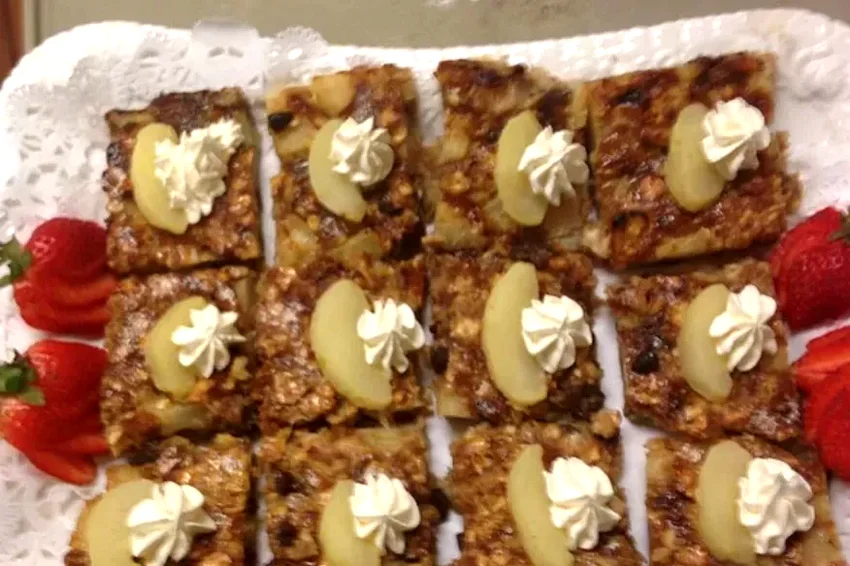Apple Matzo Kugel