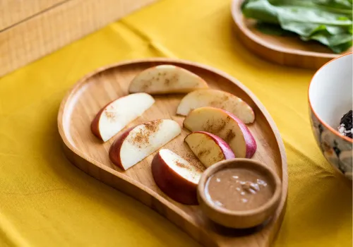 Apple Slices with Almond Butter