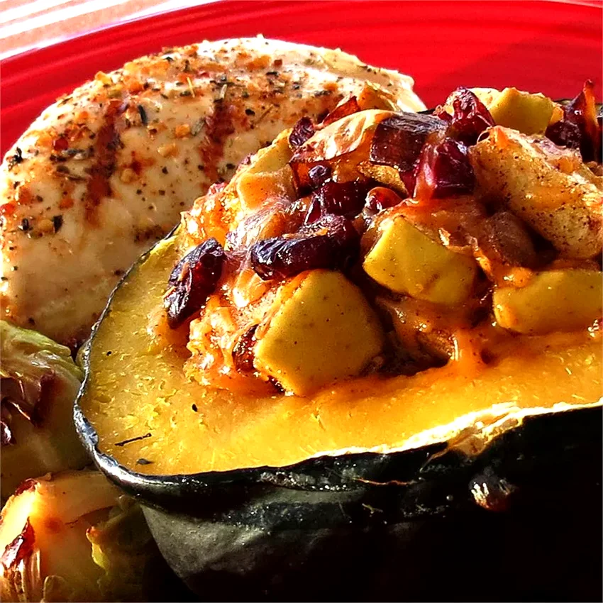 15 Creative Granny Smith Apple Recipe Ideas Apple-Stuffed Acorn Squash