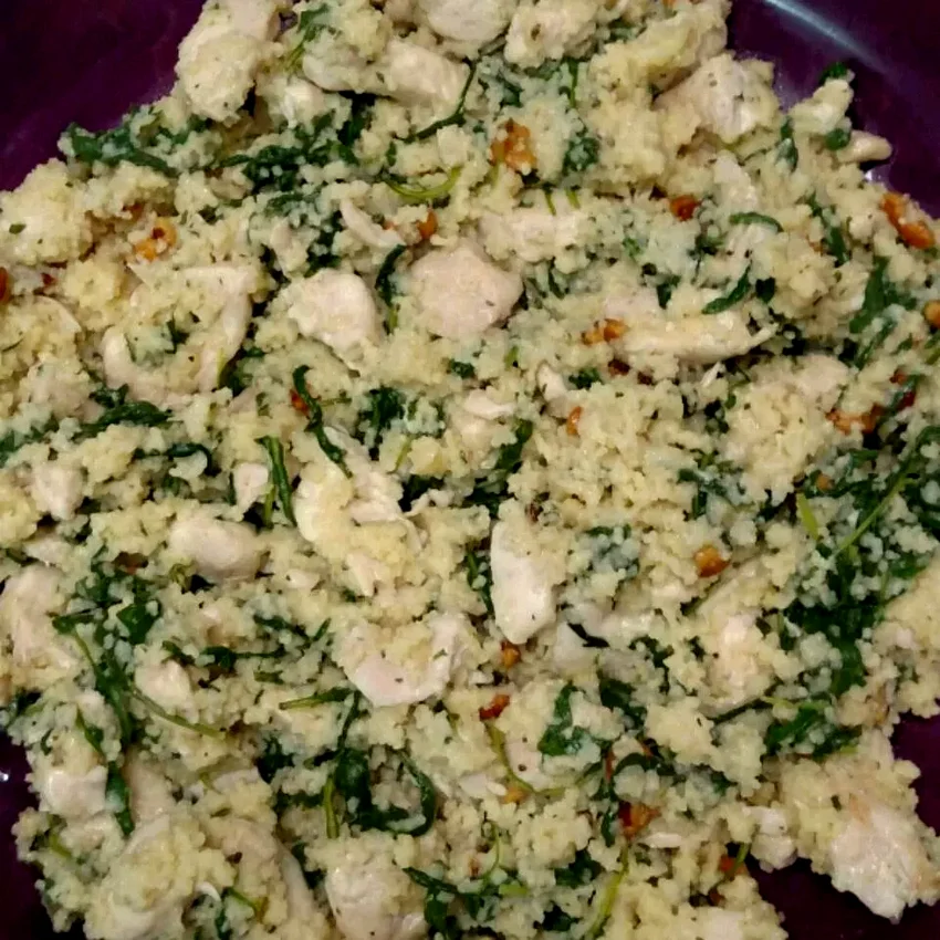 These 14 Chicken Couscous Recipes Make Perfect Dinner Pairs Arugula, Chicken, and Walnut Couscous