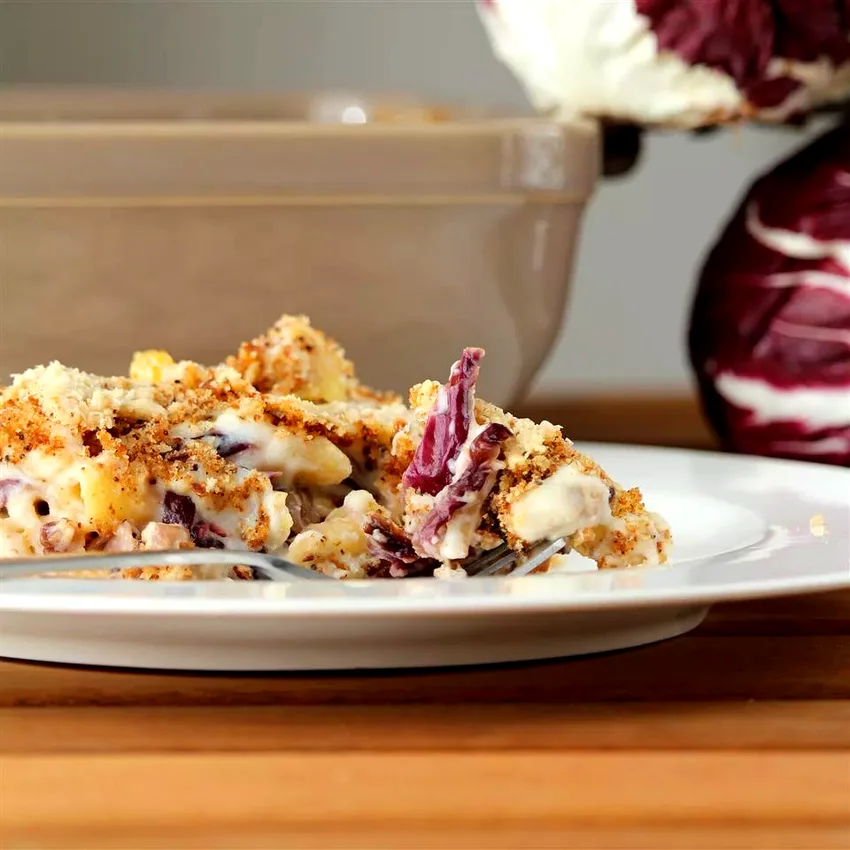 Asiago Cremini Raddichio Bake