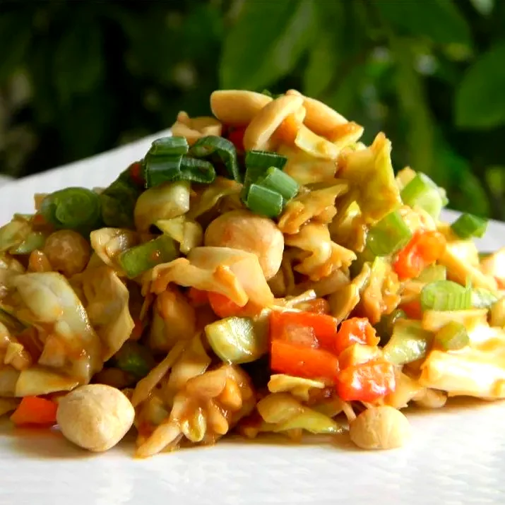 36 Island Cocktails and Tropical Food Favorites Asian-American Slaw With Peanuts and Jalapenos