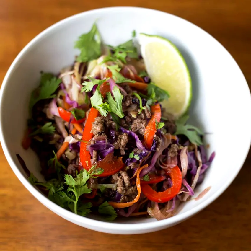 Asian Beef Slaw